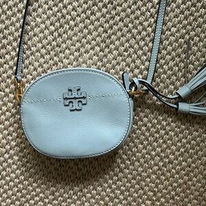 Tory Burch McGraw Camera Bag Round Blue